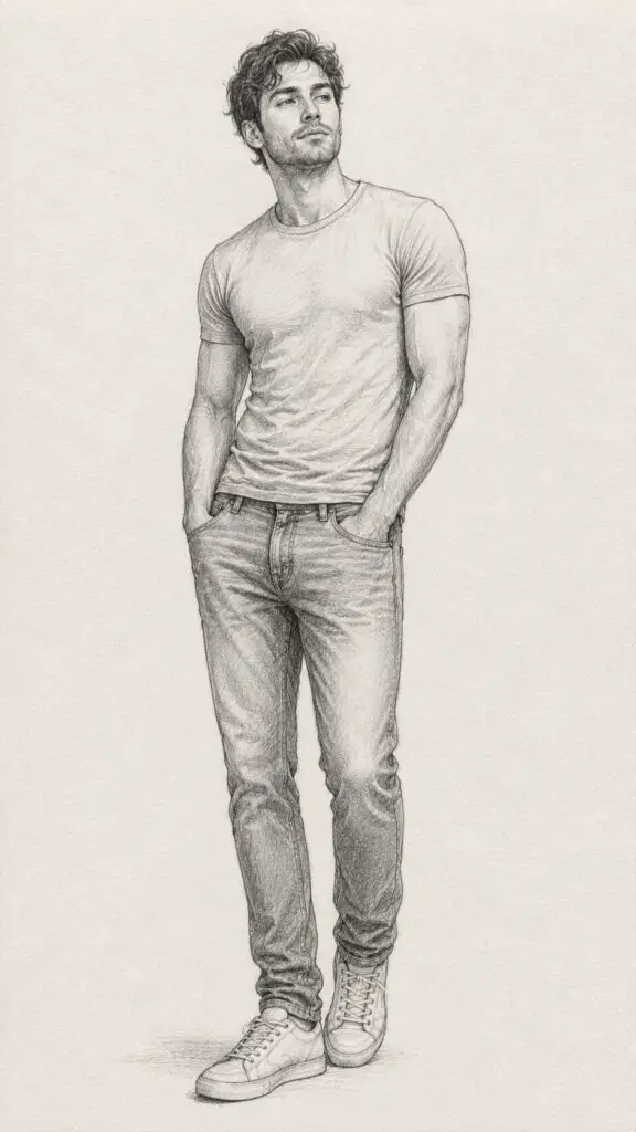 Male Hands Pockets