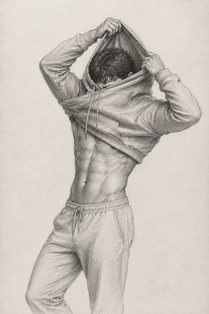 Male Hoodie Motion