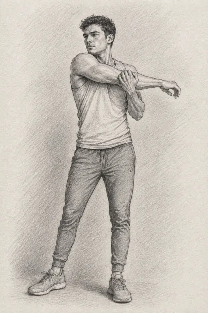 Male Stretch Pose