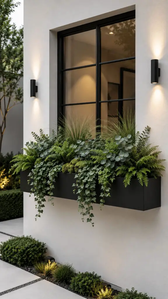 Modern Greenery Flower Box