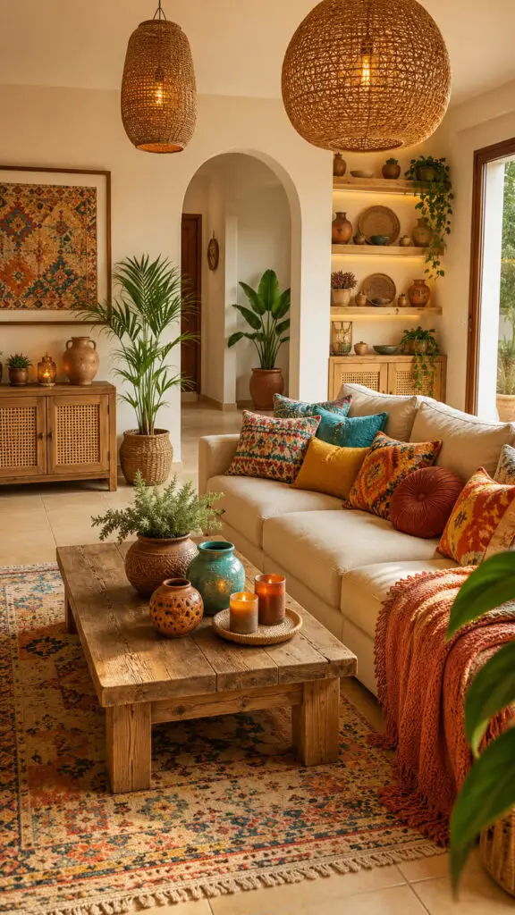 Natural Wood Boho