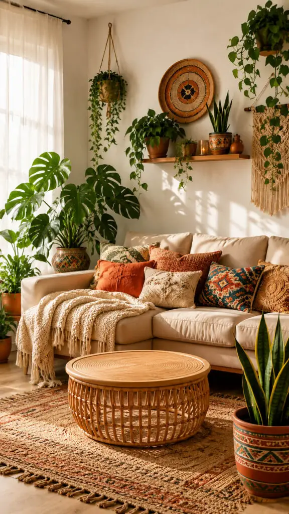 Plant Filled Boho Haven