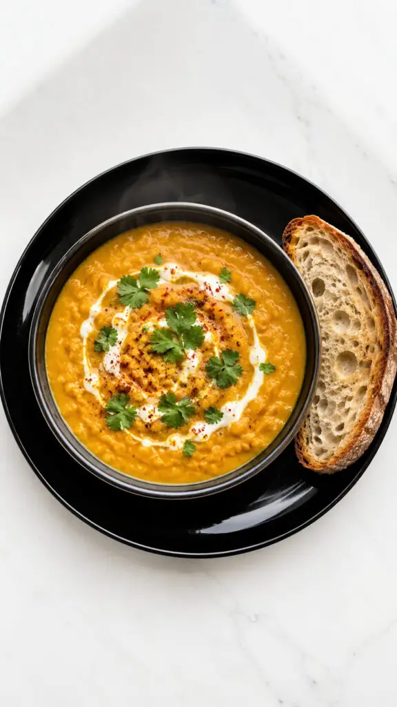 Red Lentil Curry Soup