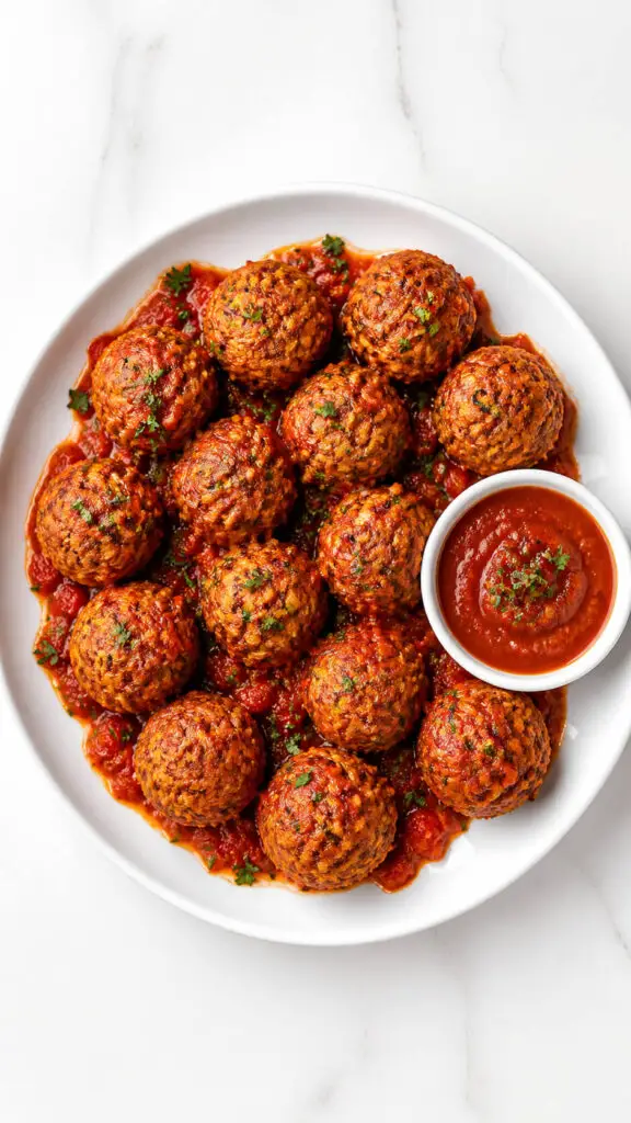Red Lentil Meatballs