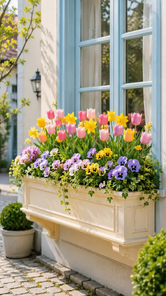 Seasonal Tulip Flower Box