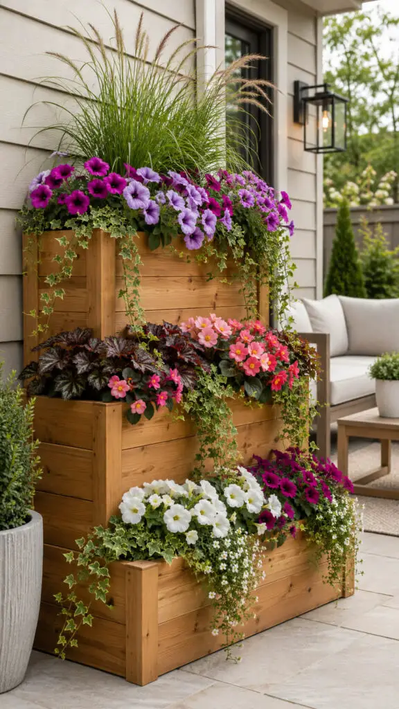 Tiered Garden Flower Box