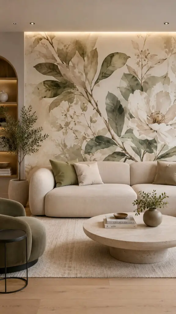 Wall Art Mural Feature