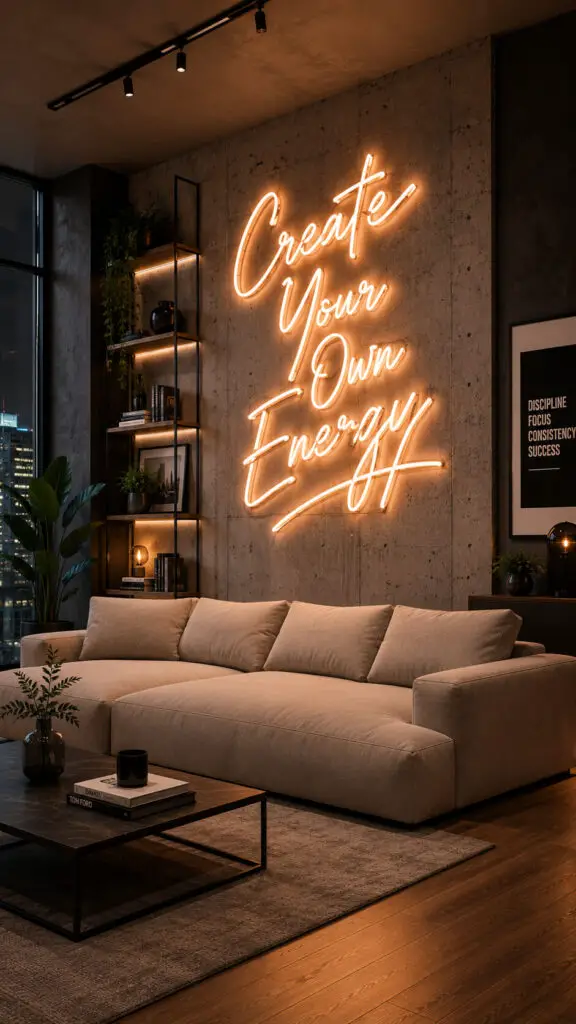 Wall Art Neon Glow