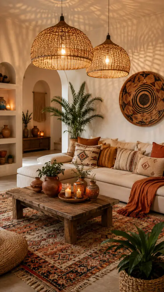 Woven Light Boho