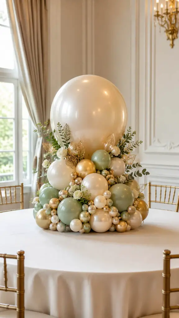 Balloon Garland Centerpiece