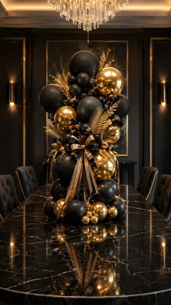 Black Gold Balloon
