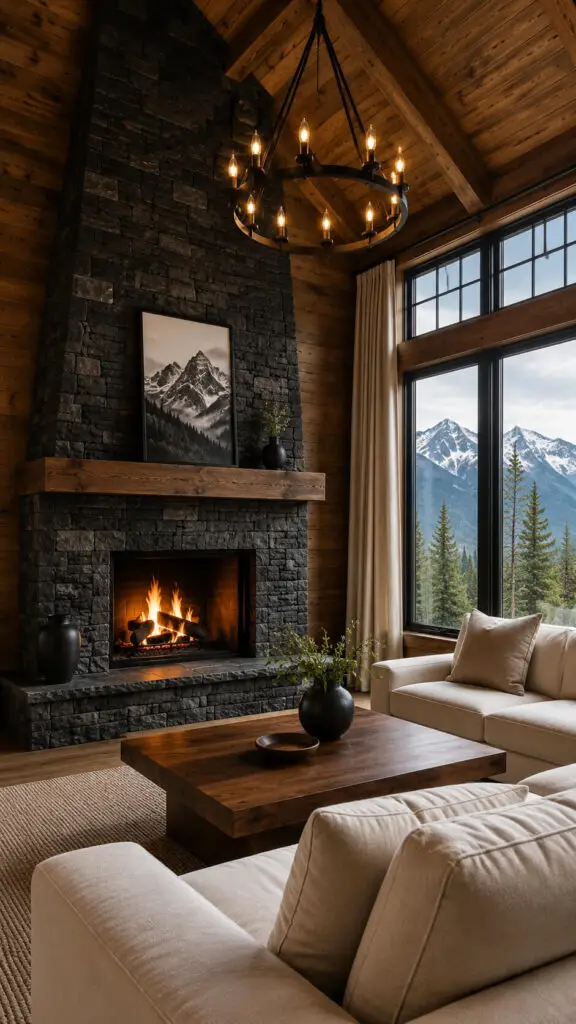 Cabin Black Stone Elegance