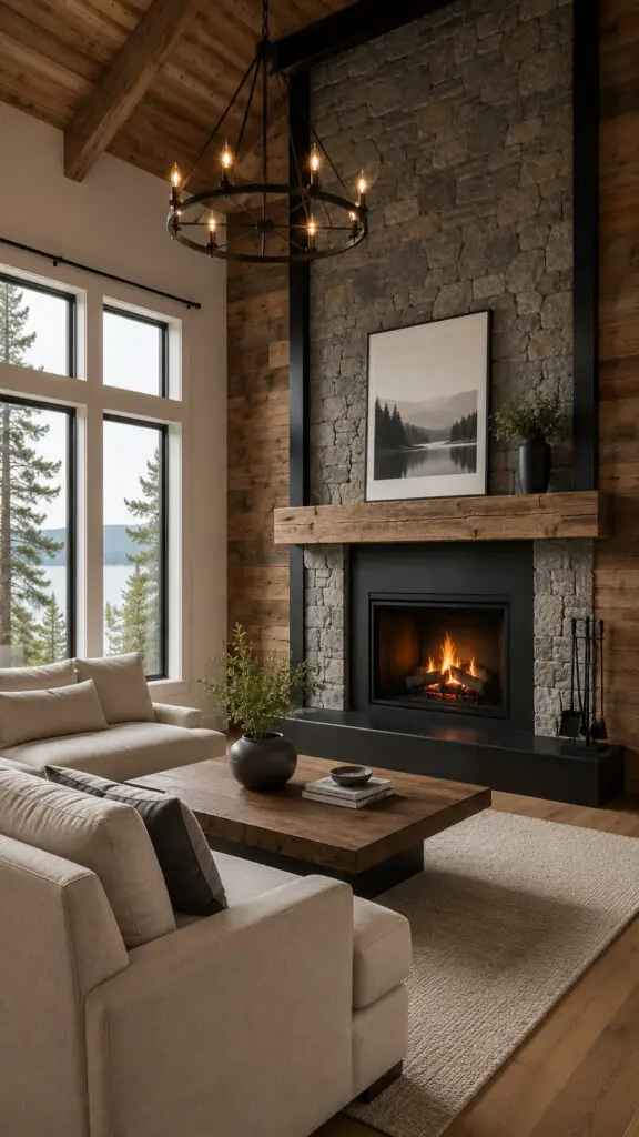 Cabin Mixed Material Design