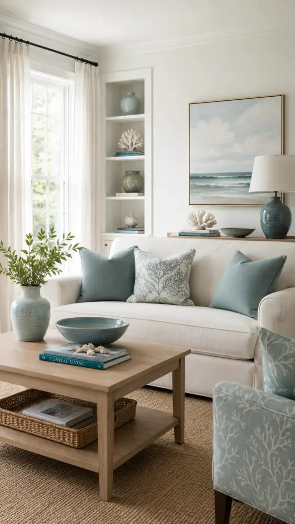 Cape Cod Blue Green Accents