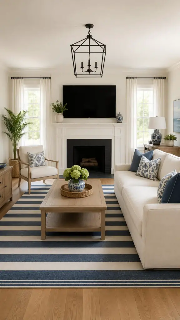 Cape Cod Striped Rug