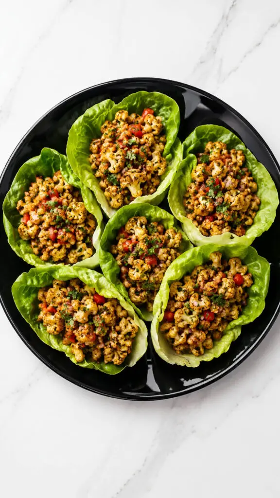Cauliflower Lettuce Wraps