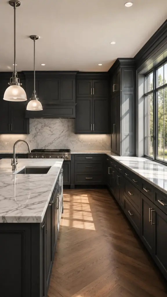 Charcoal Gray Kitchen