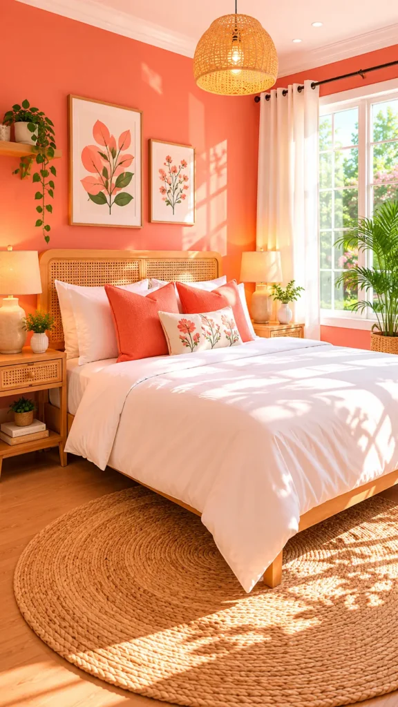 Coral Charm Bedroom
