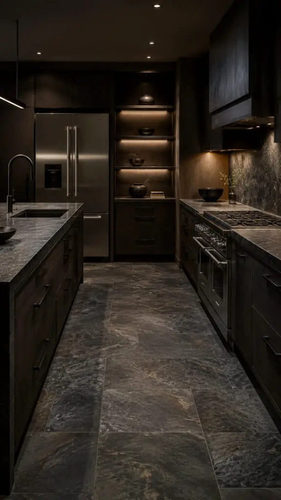 Dark Stone Kitchen