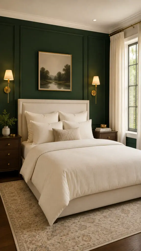 Emerald Accent Bedroom