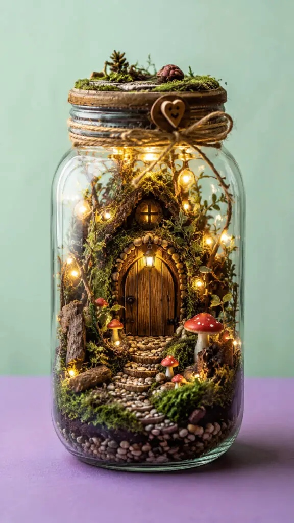 Enchanted Mason Jar Fairy