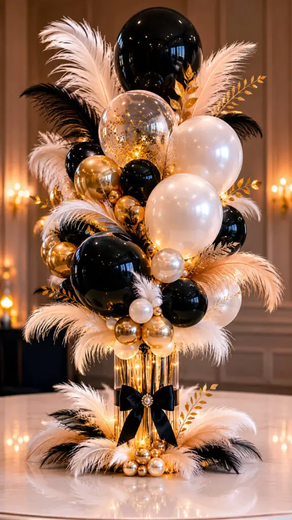 Feather Balloon Luxury