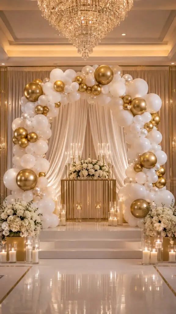 Gold Balloon Elegance