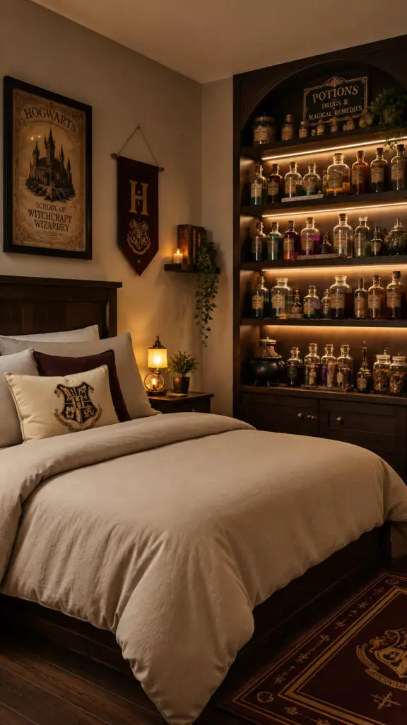Harry Potter Potion Shelf Bedroom
