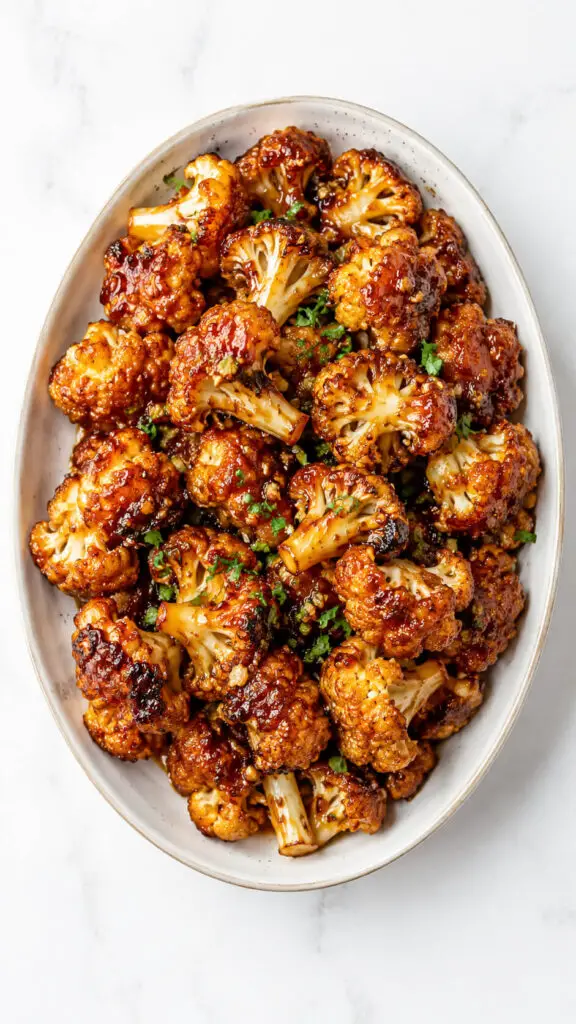 Honey Garlic Cauliflower
