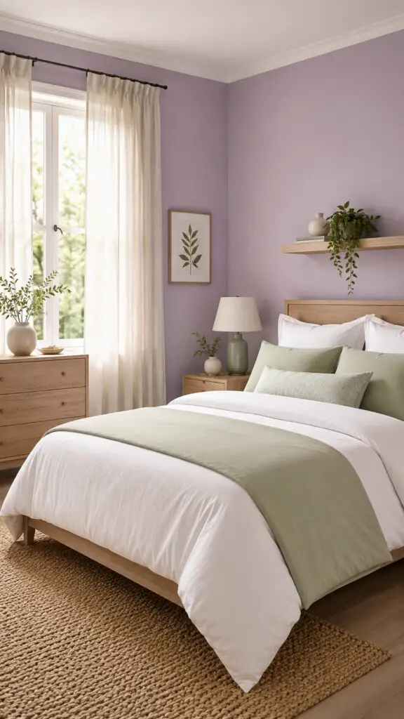 Lavender Sage Bedroom