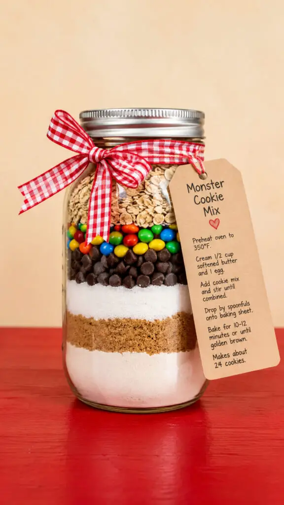 Mason Jar Cookie Gift