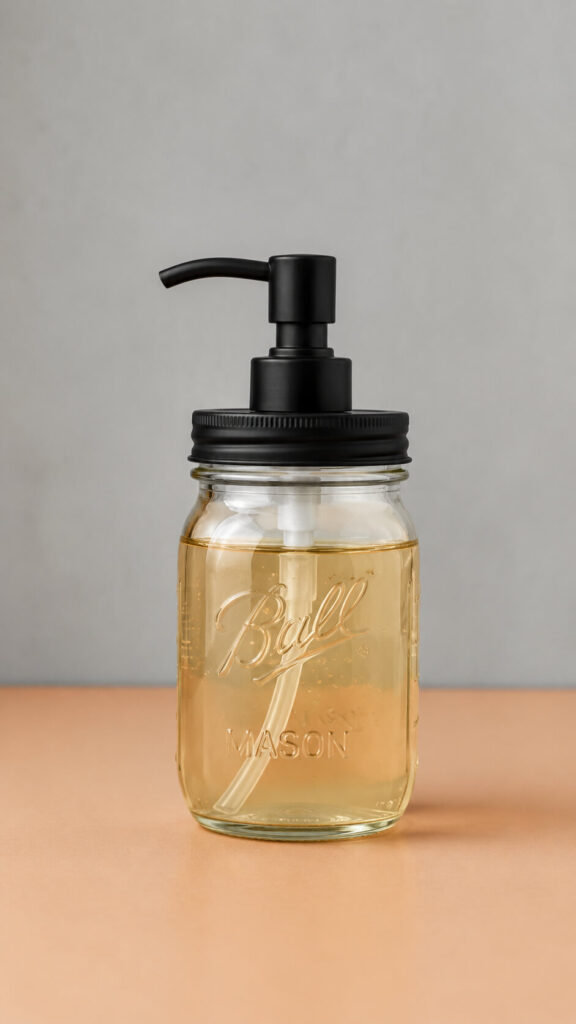 Mason Jar Soap Dispenser