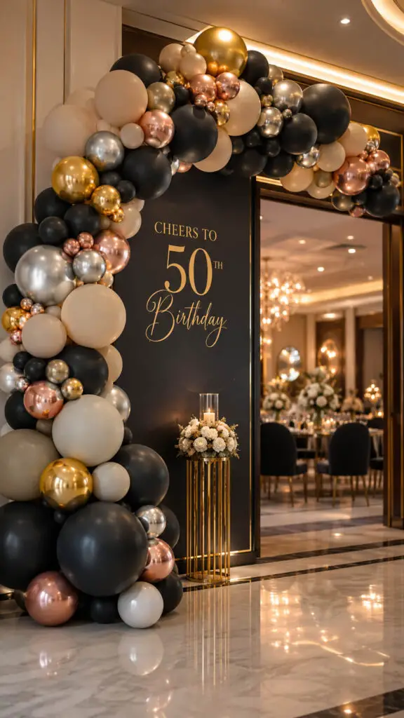 Metallic Balloon Glamour