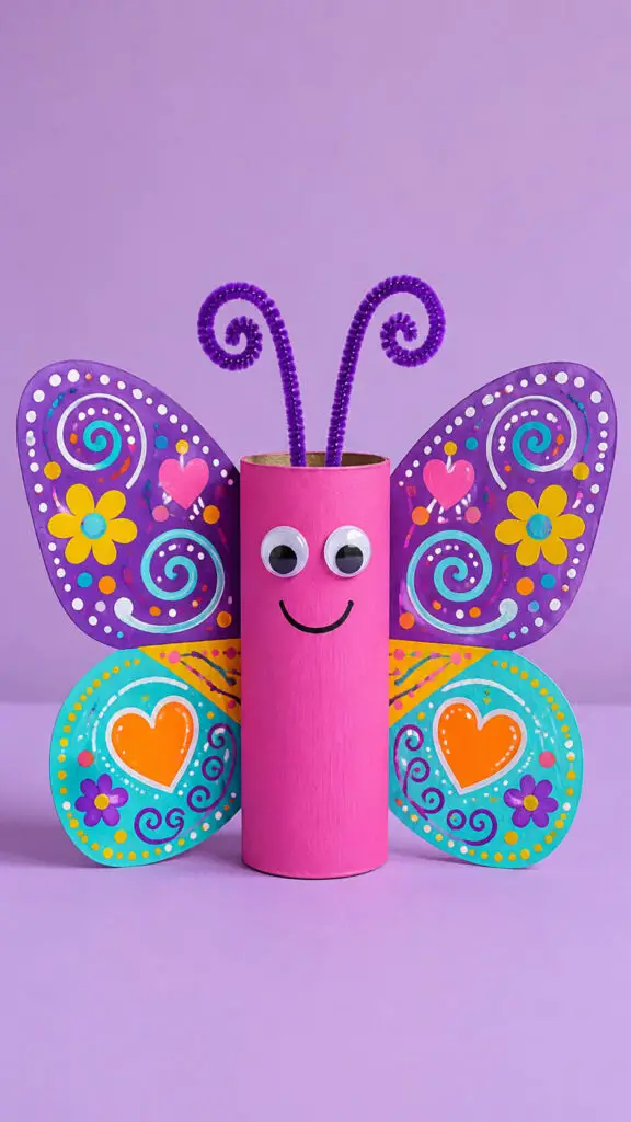 Paper Roll Butterfly