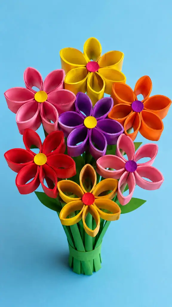 Paper Roll Flowers