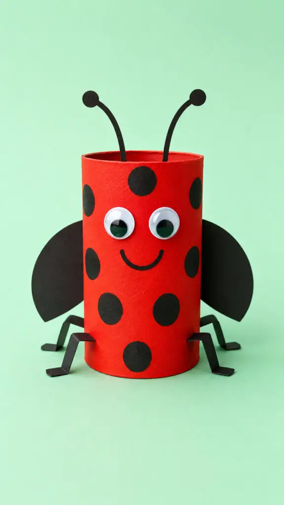 Paper Roll Ladybug