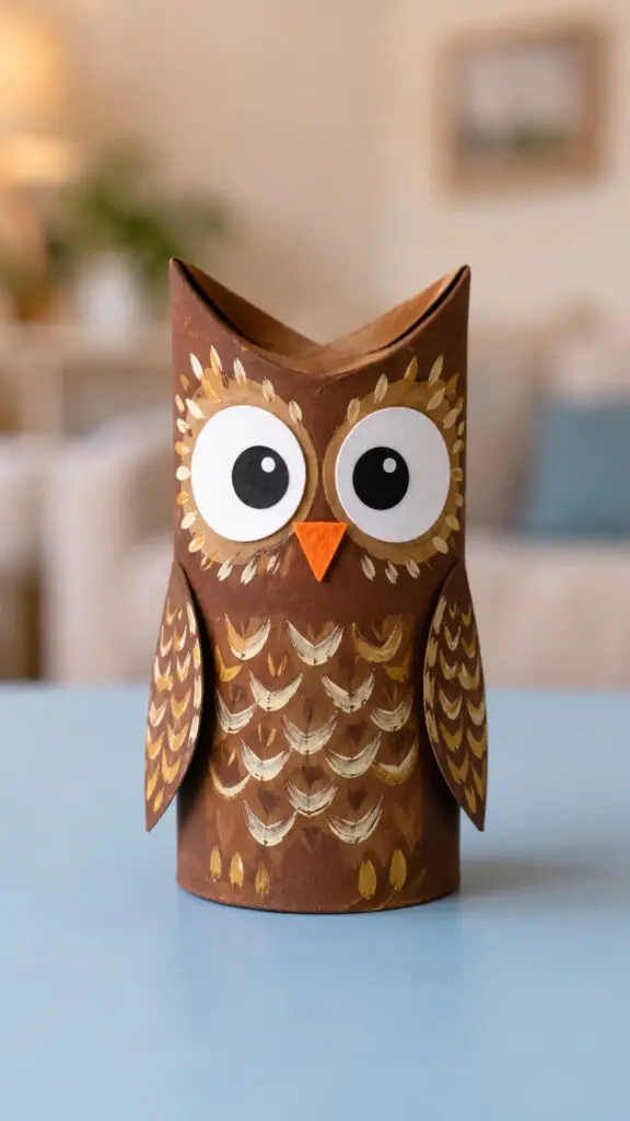 Paper Roll Owl