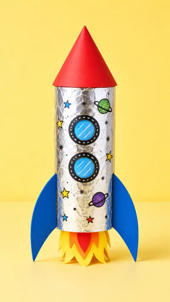 Paper Roll Rocket