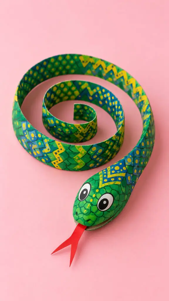 Paper Roll Snake