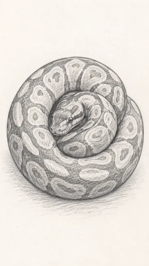Python Snake Drawing