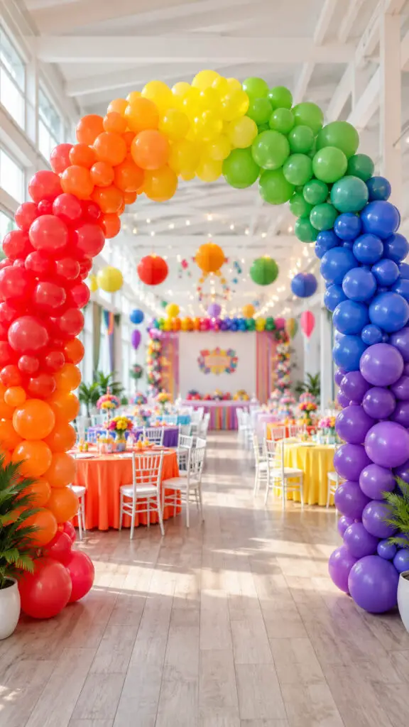 Rainbow Balloon Celebration