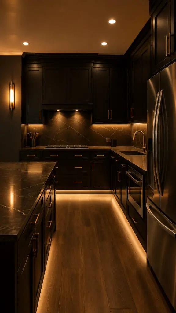 Warm Lighting Kitchen