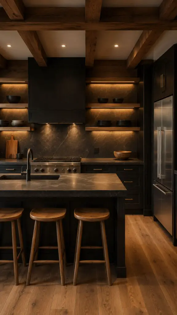 Wood Accent Kitchen