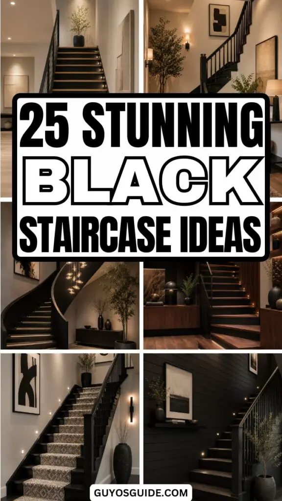Black Staircase Ideas