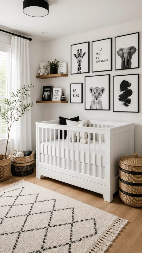 Black and White Gallery Wall