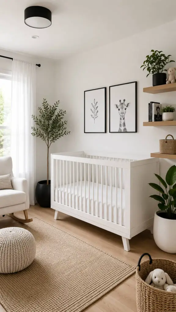 Black and White Greenery