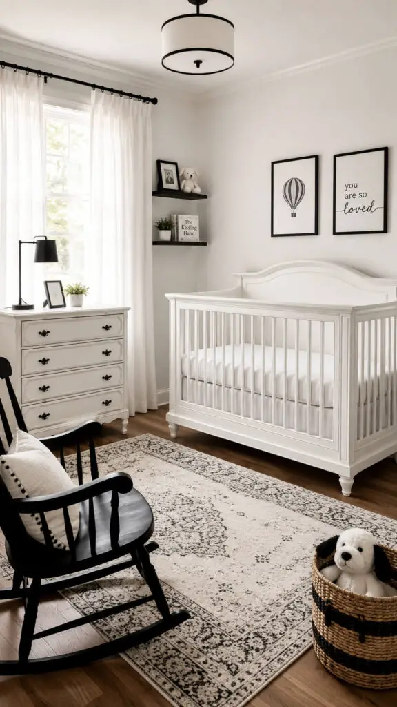 Black and White Mixed Furniture