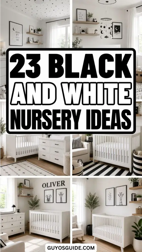 Black and White Nursery Ideas