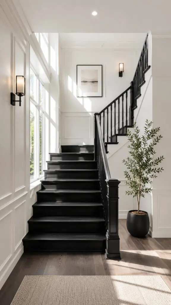 Black and White Staircase