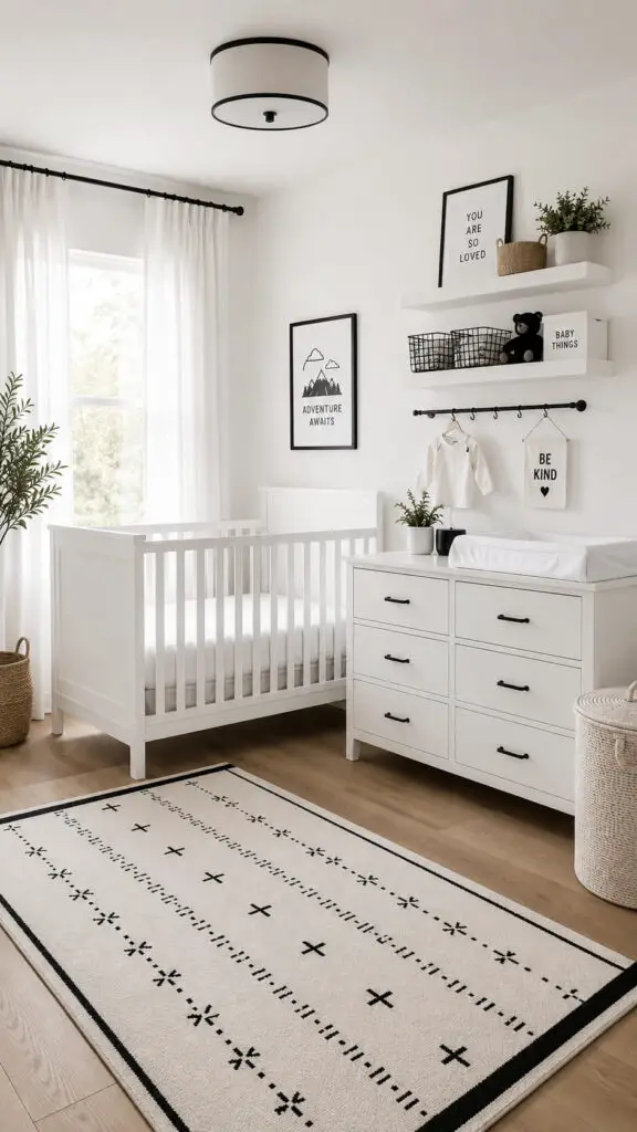Black and White Stylish Storage